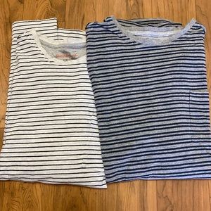 Casual vintage men’s striped T-shirts